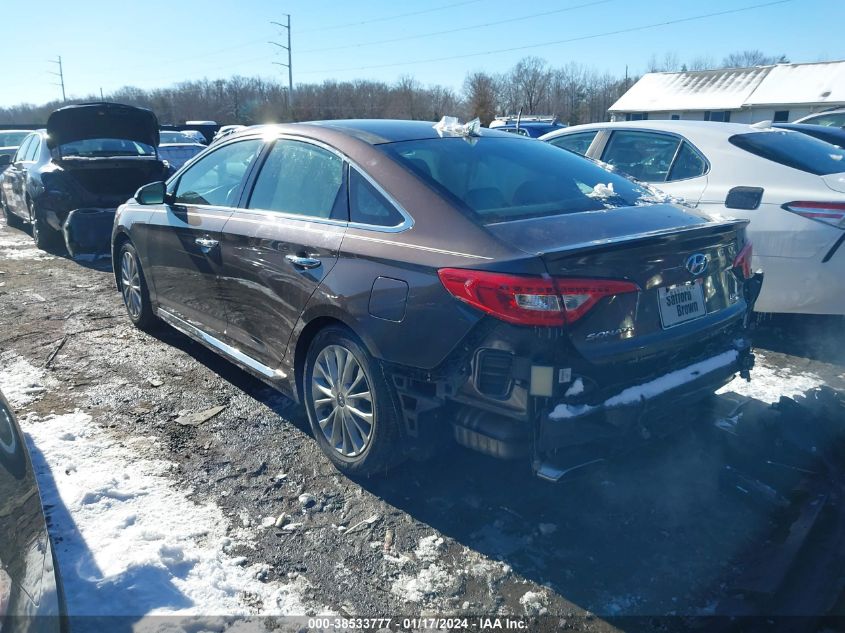 2015 Hyundai Sonata Limited VIN: 5NPE34AFXFH100383 Lot: 38533777