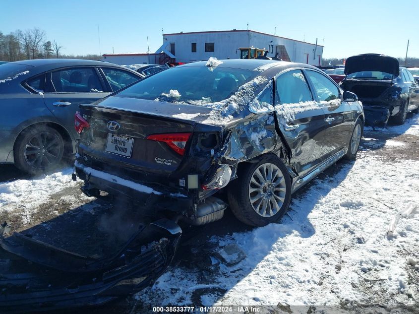 2015 Hyundai Sonata Limited VIN: 5NPE34AFXFH100383 Lot: 38533777