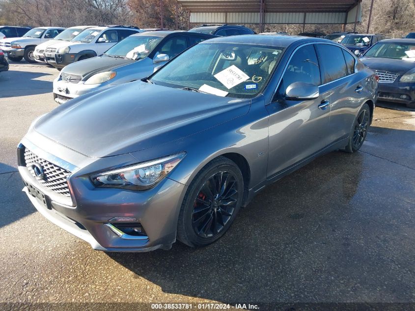 2019 Infiniti Q50 3.0T Luxe VIN: JN1EV7AP5KM512797 Lot: 40673149