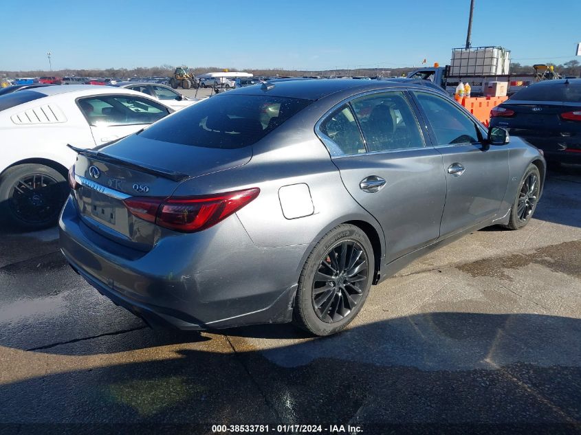 2019 Infiniti Q50 3.0T Luxe VIN: JN1EV7AP5KM512797 Lot: 40673149