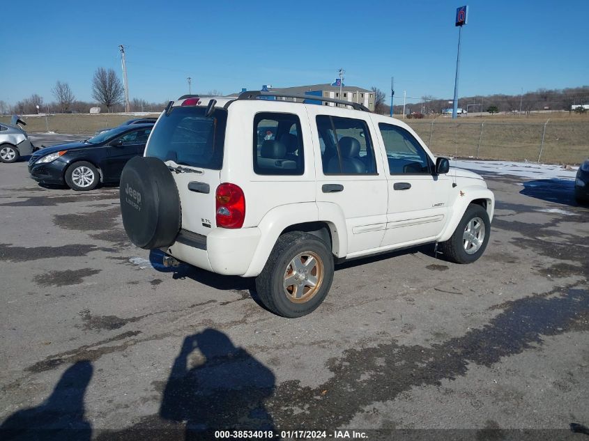 2004 Jeep Liberty Limited Edition VIN: 1J4GL58K84W246395 Lot: 38534018