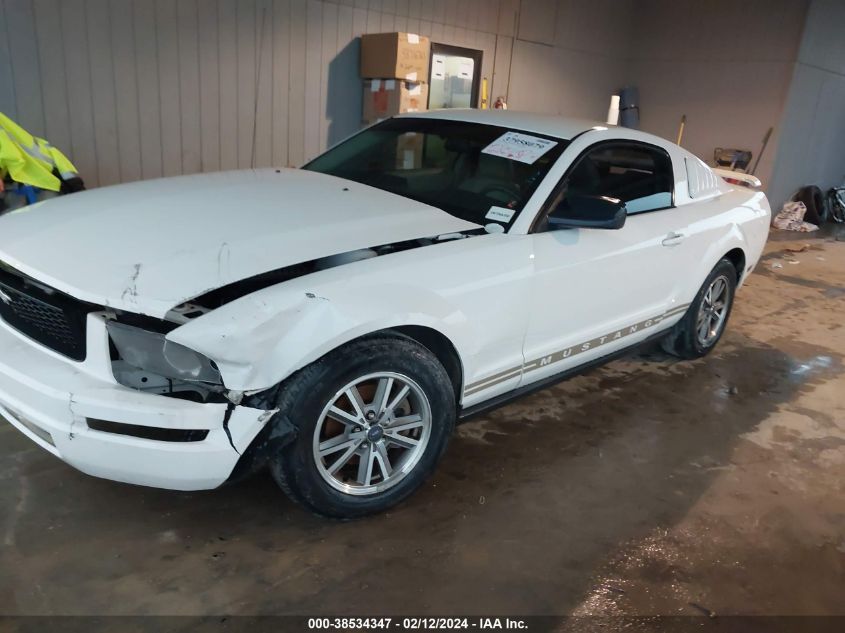 2005 Ford Mustang V6 Deluxe/V6 Premium VIN: 1ZVFT80N055102756 Lot: 37958079