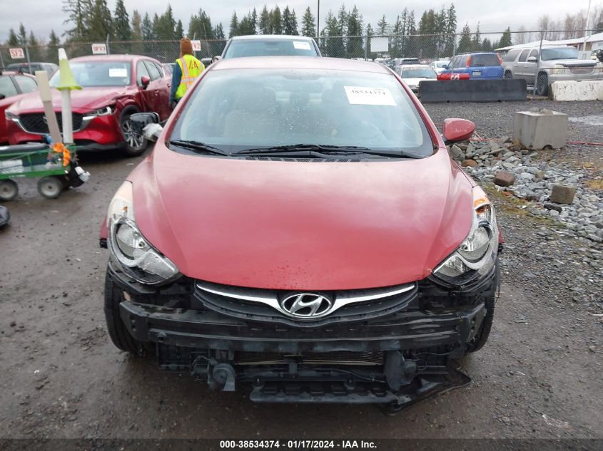 2013 Hyundai Elantra Gls (Ulsan Plant) VIN: KMHDH4AE6DU699138 Lot: 38534374