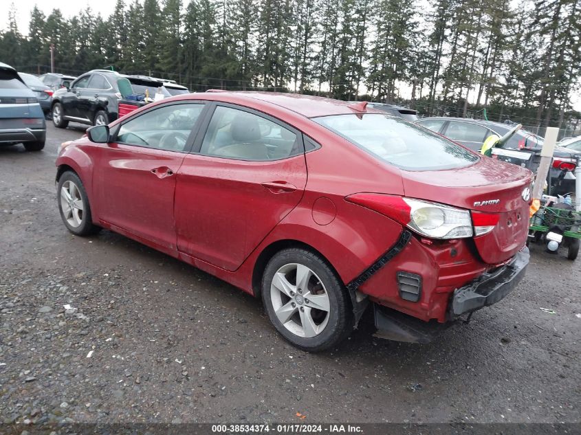 2013 Hyundai Elantra Gls (Ulsan Plant) VIN: KMHDH4AE6DU699138 Lot: 38534374