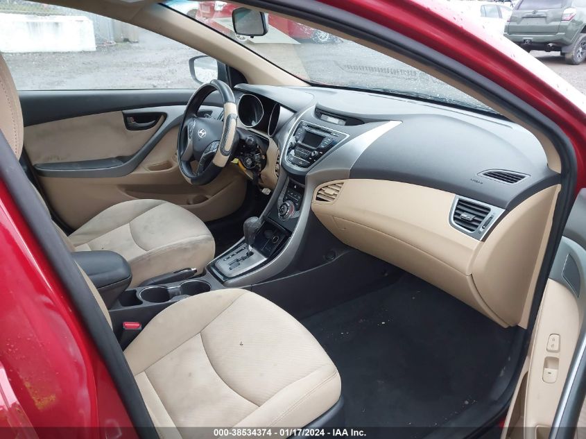 2013 Hyundai Elantra Gls (Ulsan Plant) VIN: KMHDH4AE6DU699138 Lot: 38534374