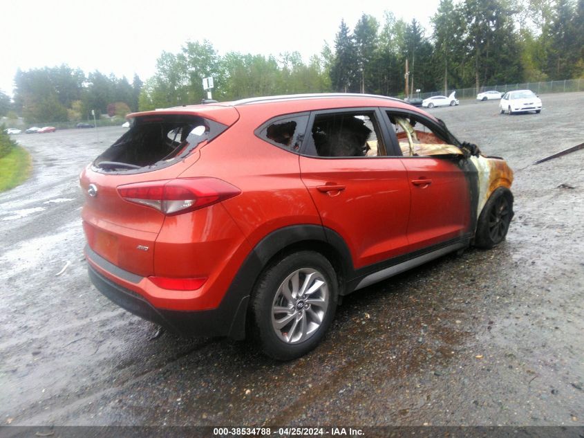 2017 Hyundai Tucson Se VIN: KM8J3CA42HU273617 Lot: 38534788