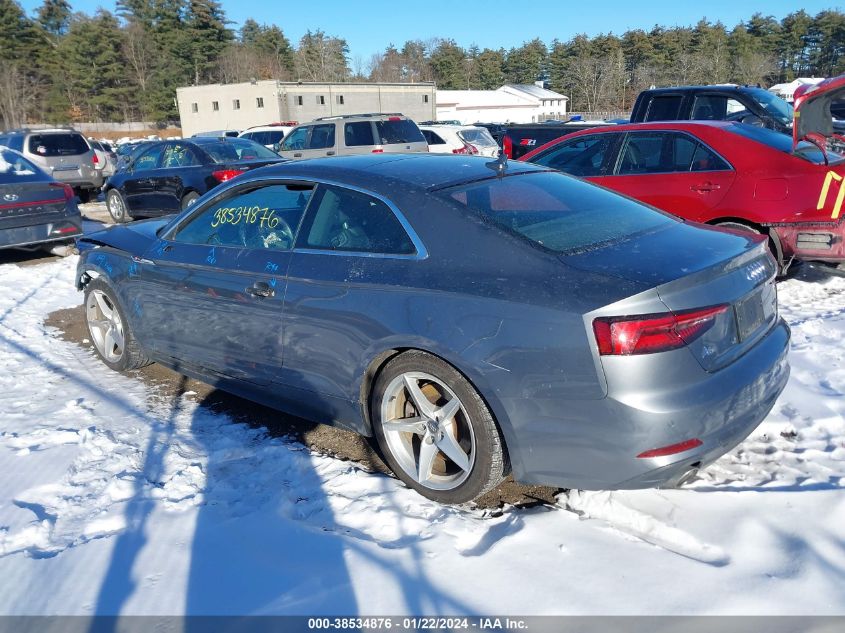 2019 Audi A5 45 Premium VIN: WAUTNAF58KA012642 Lot: 38534876