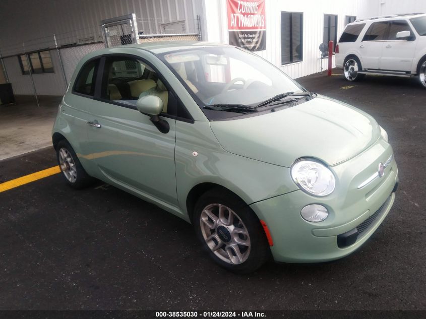 2012 Fiat 500 Pop VIN: 3C3CFFAR1CT370963 Lot: 38535030