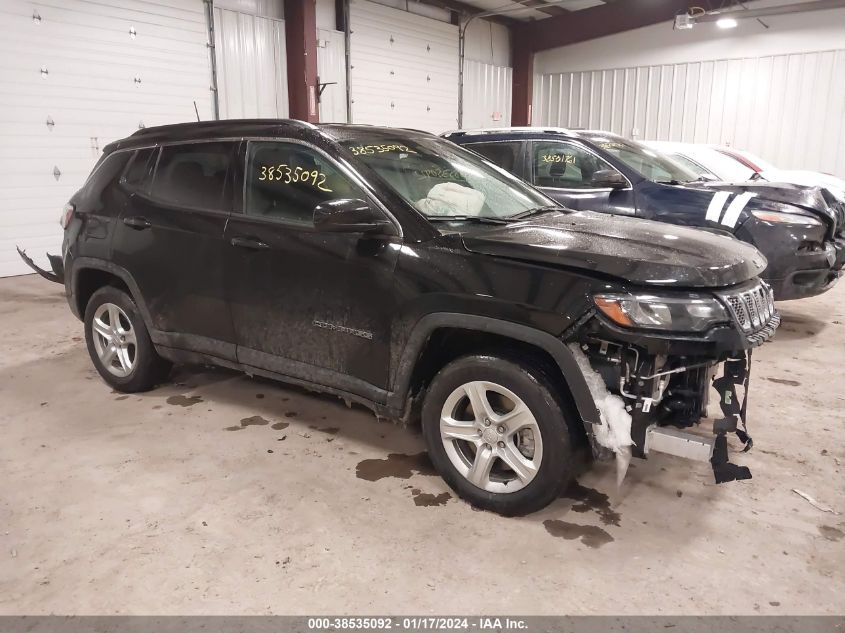 2023 Jeep Compass Latitude 4X4 VIN: 3C4NJDBN9PT528247 Lot: 38535092