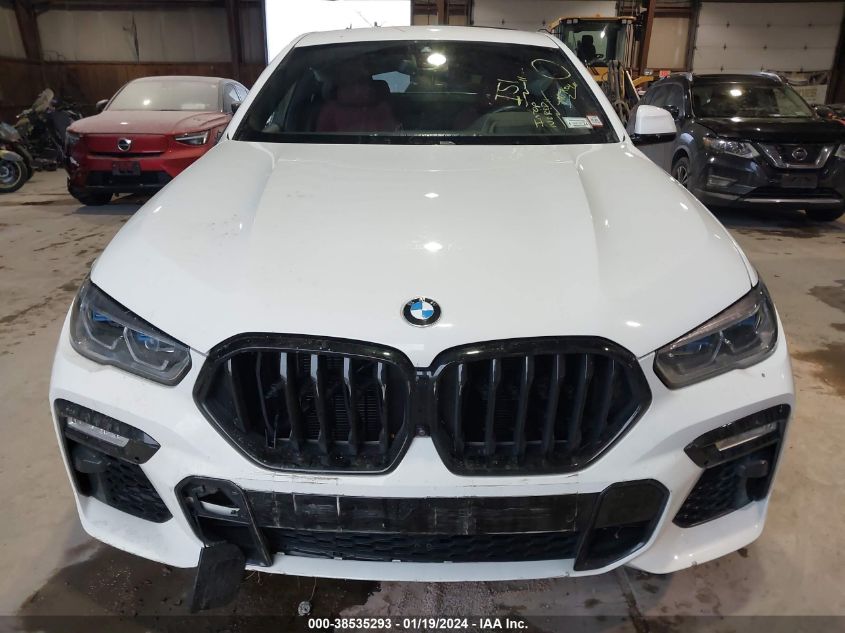 VIN 5UXCY6C00M9D74695 2021 BMW X6, Xdrive40I no.11