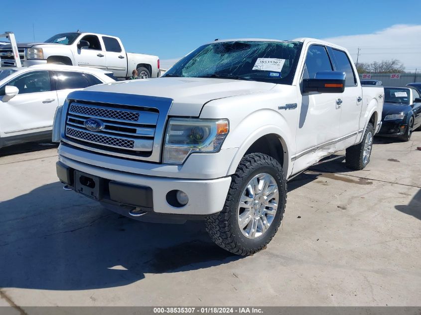 2013 Ford F-150 Platinum VIN: 1FTFW1EF3DFB20602 Lot: 38535307