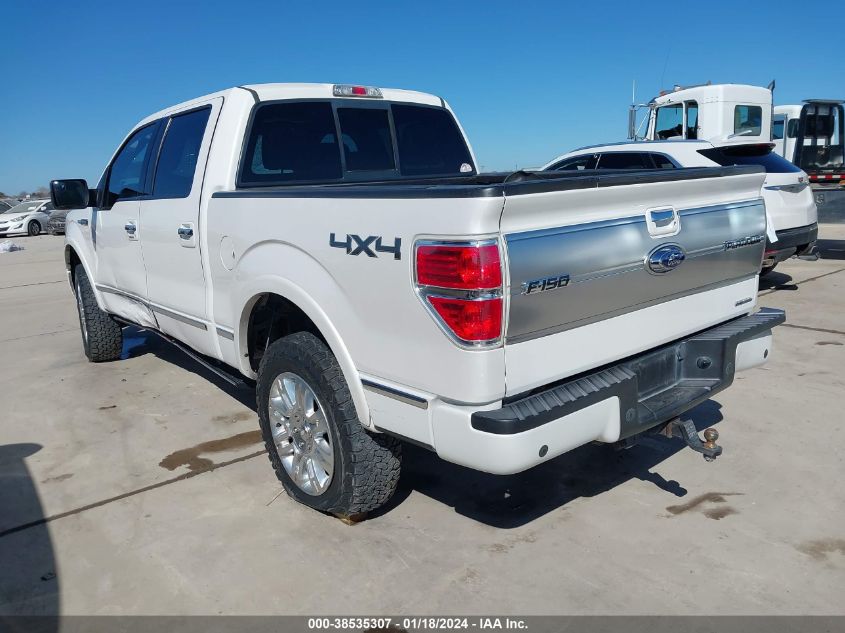 2013 Ford F-150 Platinum VIN: 1FTFW1EF3DFB20602 Lot: 38535307