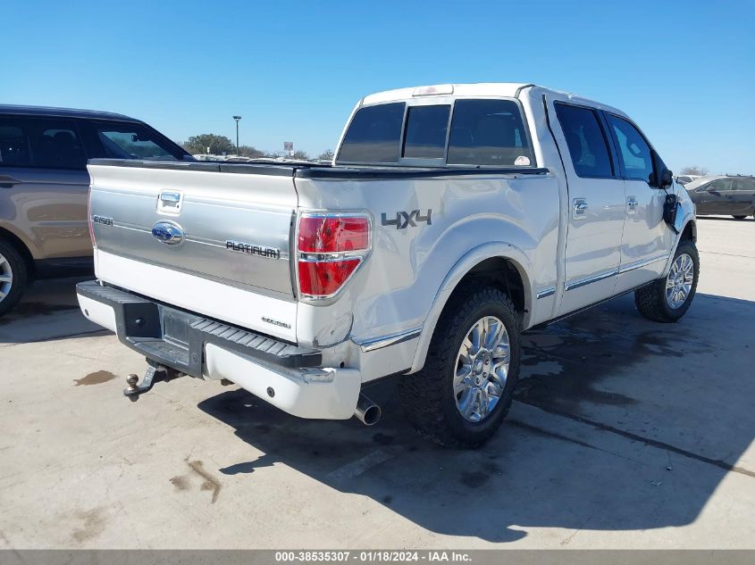 2013 Ford F-150 Platinum VIN: 1FTFW1EF3DFB20602 Lot: 38535307