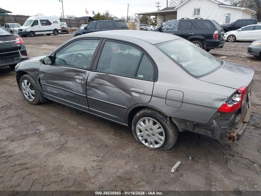 2004 Honda Civic Lx VIN: 2HGES165X4H583348 Lot: 38535980