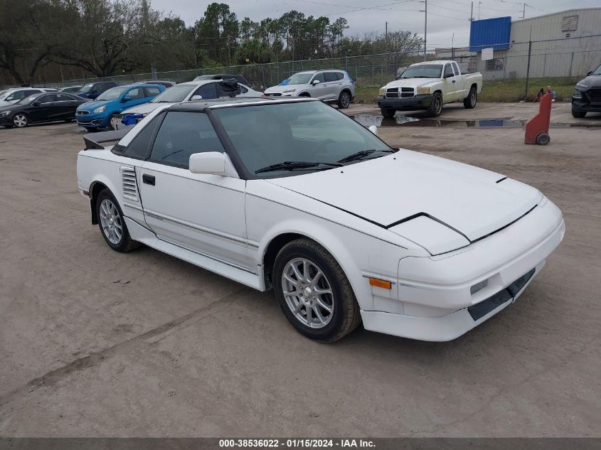 1988 Toyota Mr2 T-Bar S/C VIN: JT2AW16J0J0125681 Lot: 38536022