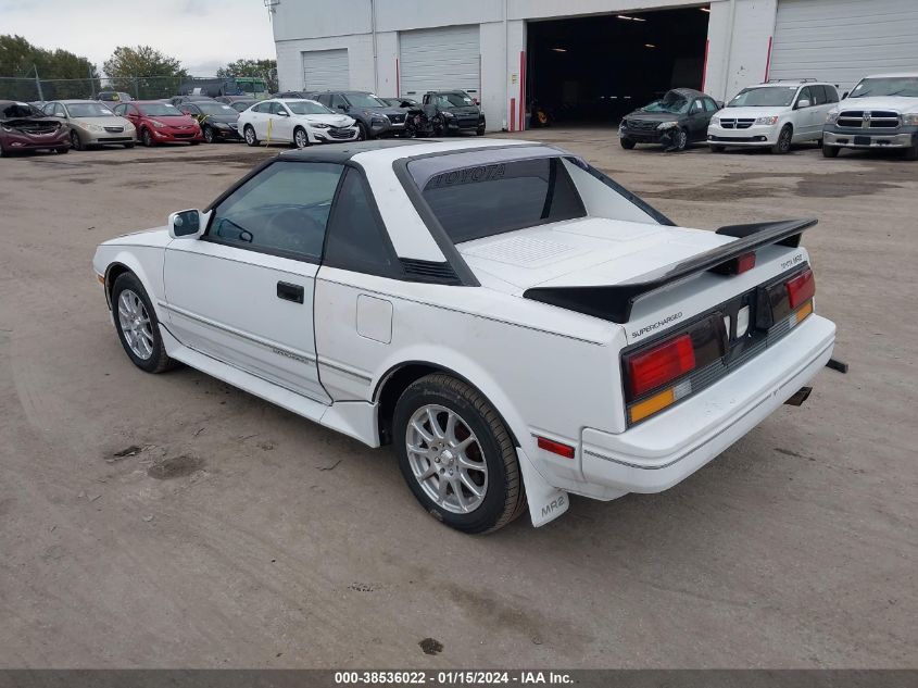 1988 Toyota Mr2 T-Bar S/C VIN: JT2AW16J0J0125681 Lot: 38536022