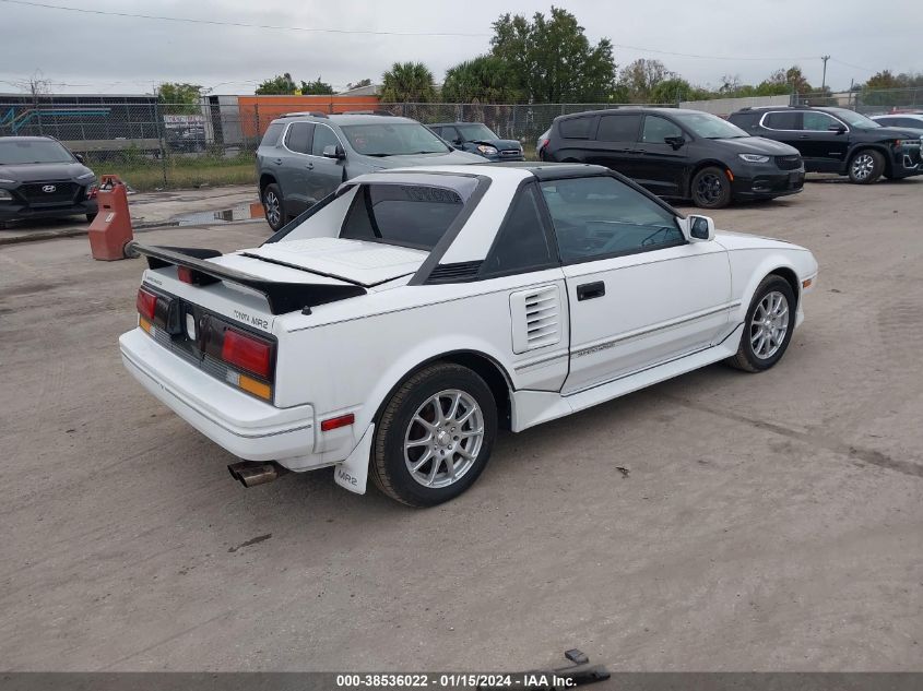 1988 Toyota Mr2 T-Bar S/C VIN: JT2AW16J0J0125681 Lot: 38536022