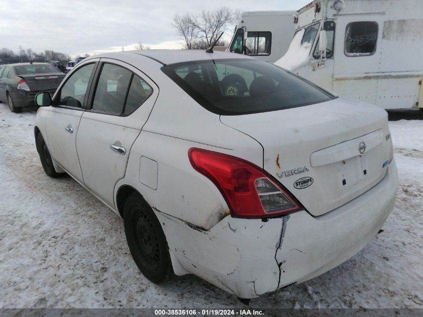 2012 Nissan Versa 1.6 Sv VIN: 3N1CN7AP8CL829931 Lot: 38536106