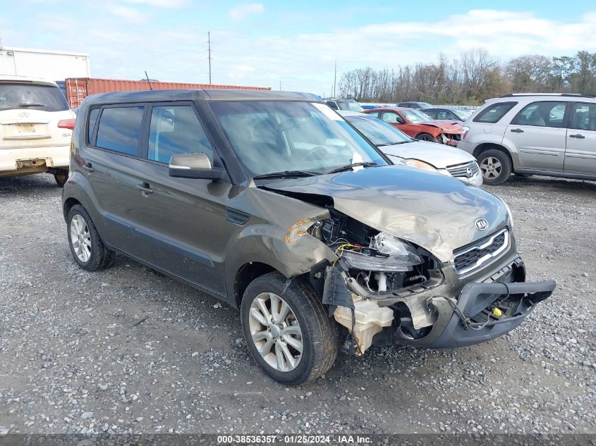 2012 Kia Soul + VIN: KNDJT2A63C7372972 Lot: 38536357