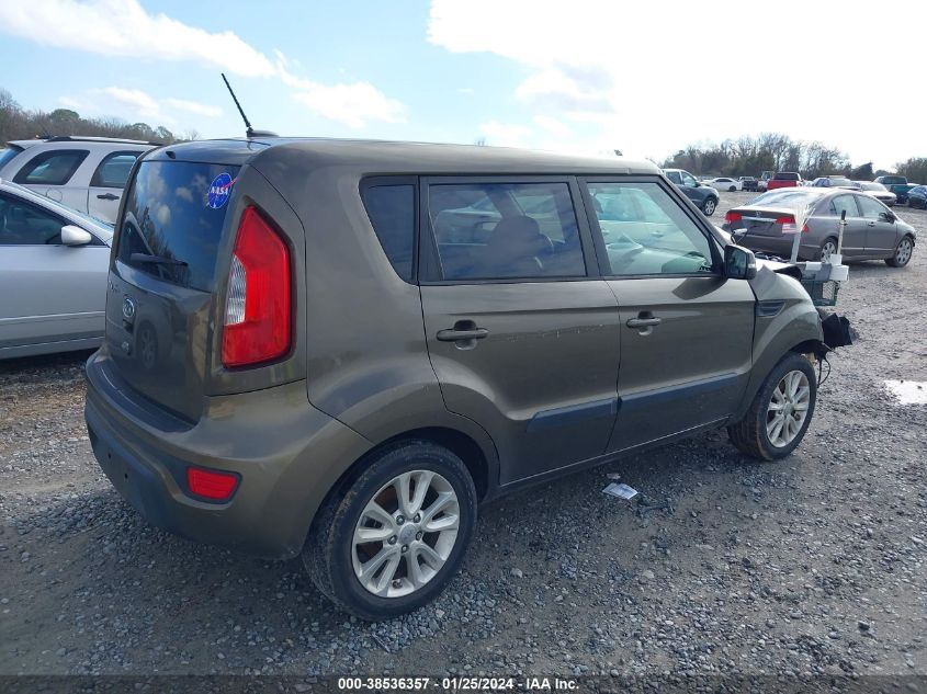 2012 Kia Soul + VIN: KNDJT2A63C7372972 Lot: 38536357