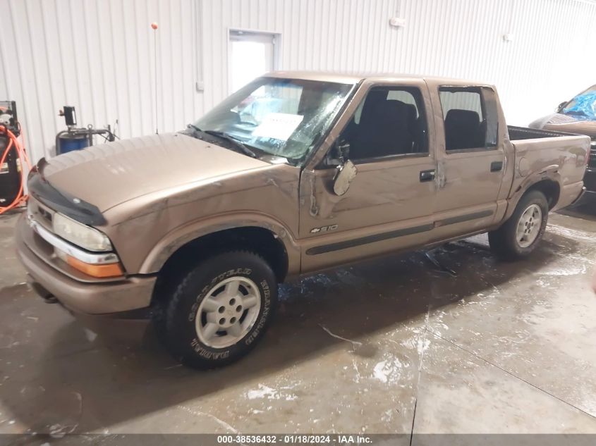 1GCDT13X34K123213 2004 Chevrolet S-10 Ls