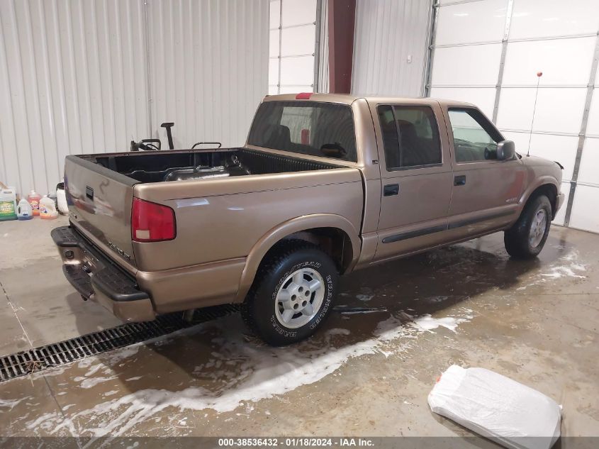 1GCDT13X34K123213 2004 Chevrolet S-10 Ls