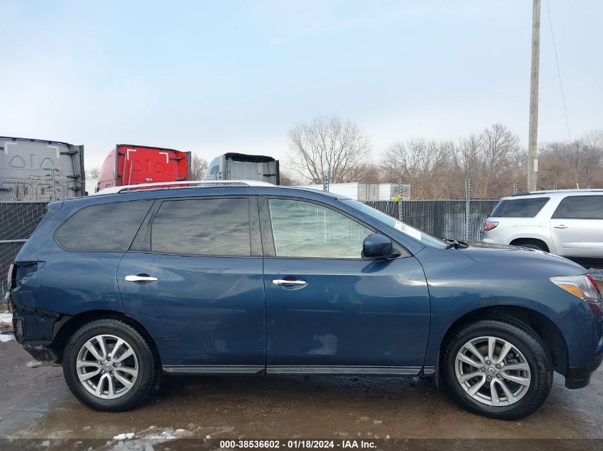 2014 Nissan Pathfinder Sv VIN: 5N1AR2MN0EC732822 Lot: 38536602