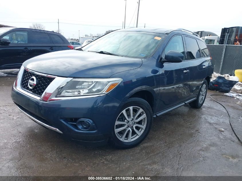 2014 Nissan Pathfinder Sv VIN: 5N1AR2MN0EC732822 Lot: 38536602