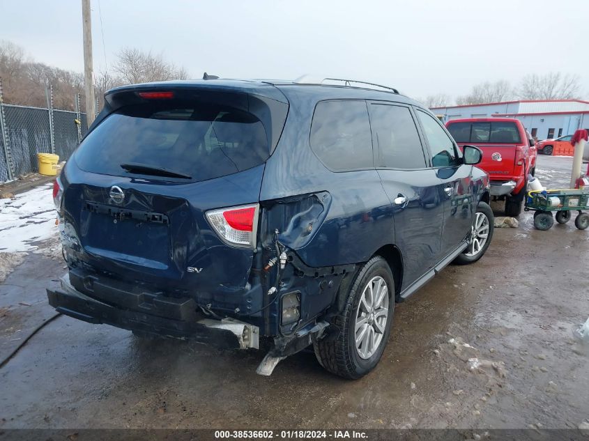 2014 Nissan Pathfinder Sv VIN: 5N1AR2MN0EC732822 Lot: 38536602