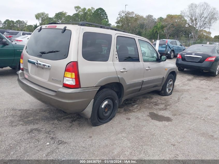 4F2YU09152KM38376 2002 Mazda Tribute Es/Lx