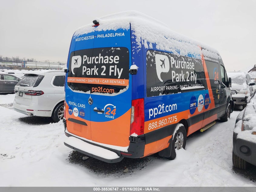 2023 Mercedes-Benz Sprinter 2500 High Roof 4-Cyl Diesel VIN: W1Z4KGHY8PT126654 Lot: 38536747