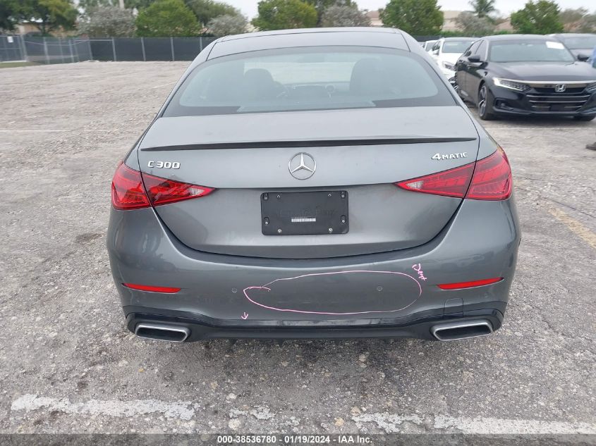 W1KAF4HB7NR055893 2022 Mercedes-Benz C 300 4Matic