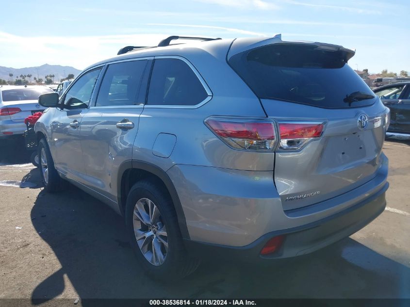 5TDZKRFH5GS168694 2016 Toyota Highlander Le Plus V6