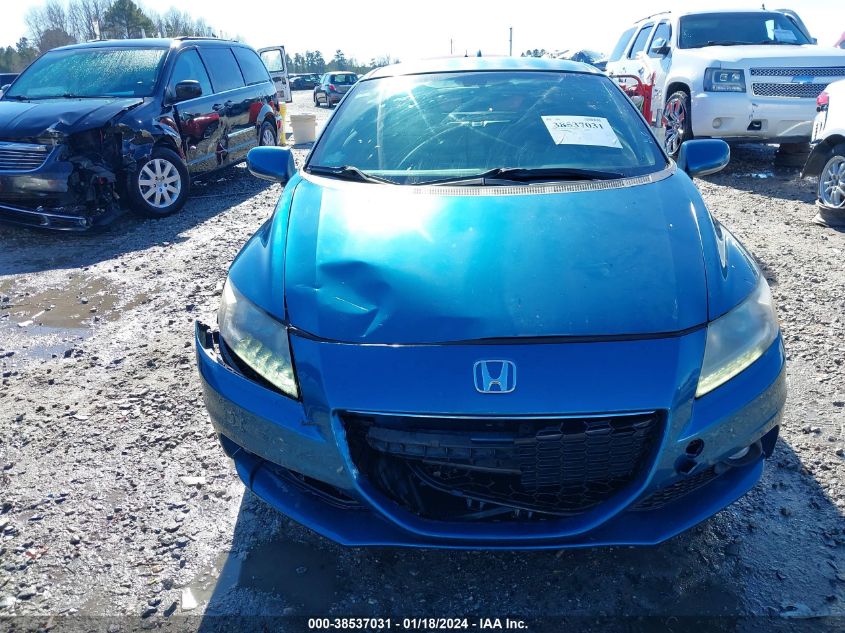 2013 Honda Cr-Z Ex VIN: JHMZF1D60DS002219 Lot: 38537031