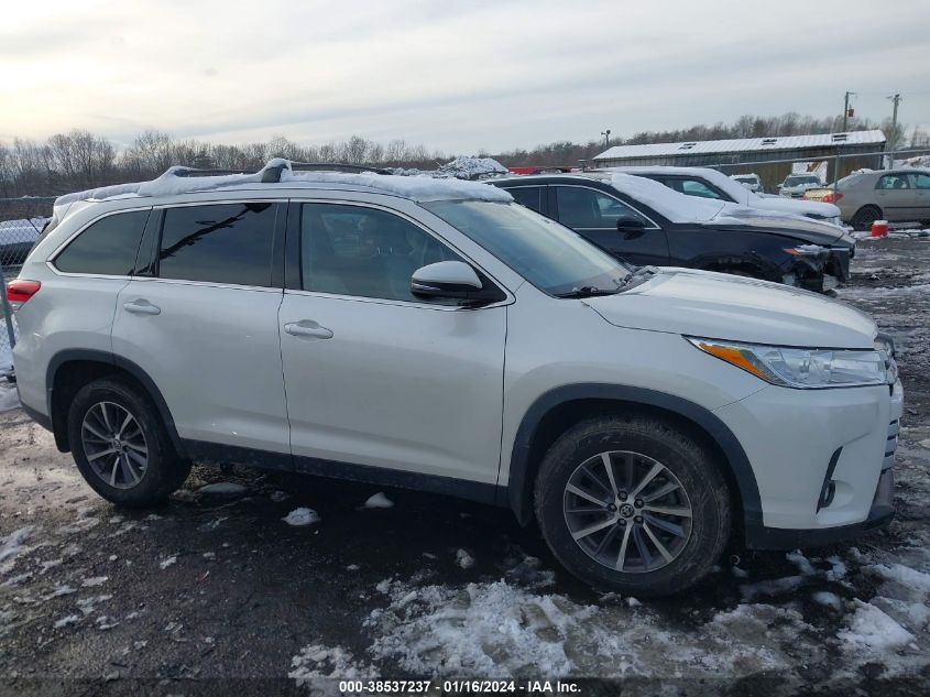 2019 Toyota Highlander Xle VIN: 5TDJZRFH0KS597792 Lot: 38537237