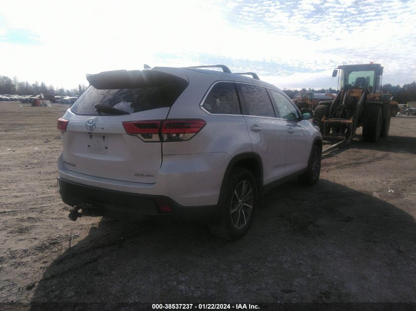 5TDJZRFH0KS597792 2019 Toyota Highlander Xle