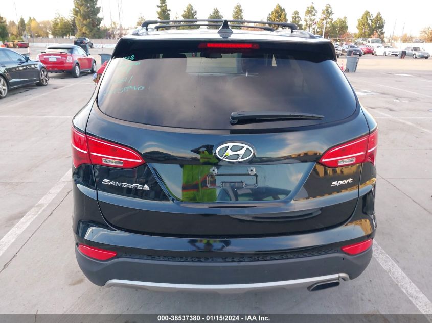 2013 Hyundai Santa Fe Sport VIN: 5XYZU3LB8DG115875 Lot: 38537380