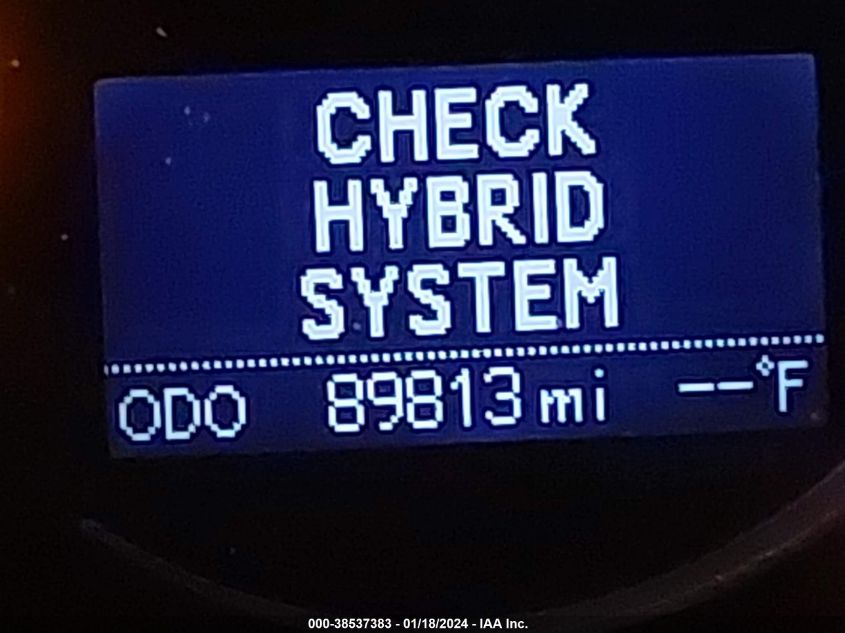 2011 Lexus Ct 200H Premium VIN: JTHKD5BH8B2008897 Lot: 38537383