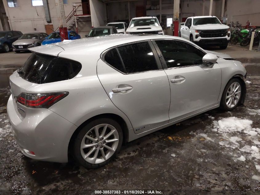 2011 Lexus Ct 200H Premium VIN: JTHKD5BH8B2008897 Lot: 38537383