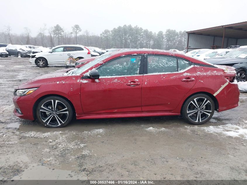 2021 Nissan Sentra Sr Xtronic Cvt VIN: 3N1AB8DV8MY302346 Lot: 38537466