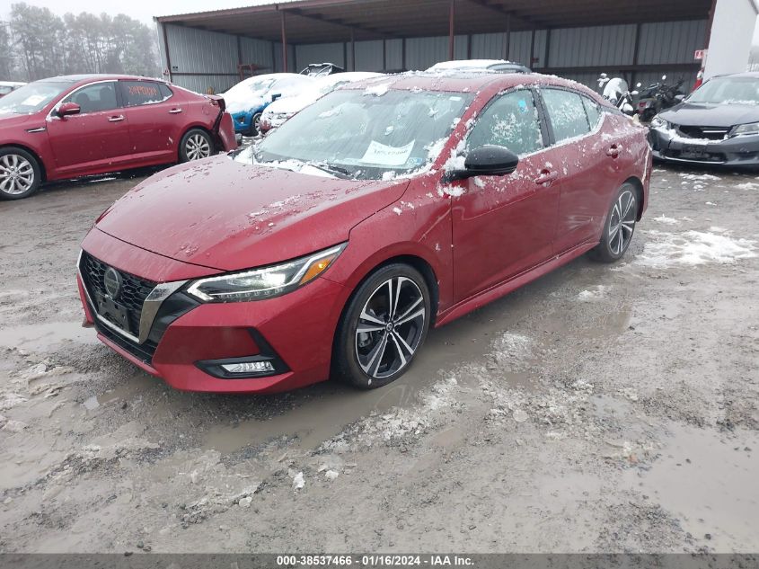 2021 Nissan Sentra Sr Xtronic Cvt VIN: 3N1AB8DV8MY302346 Lot: 38537466