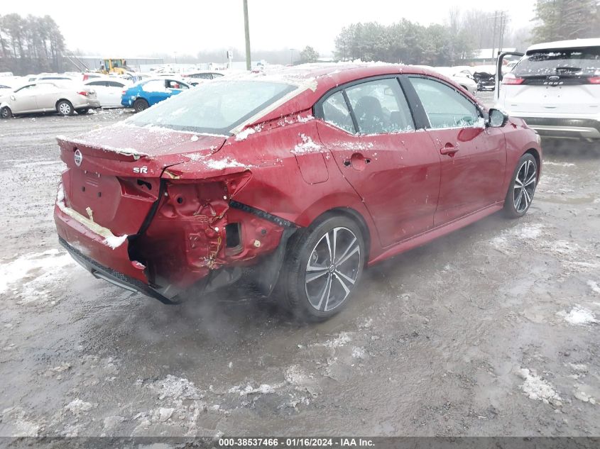 2021 Nissan Sentra Sr Xtronic Cvt VIN: 3N1AB8DV8MY302346 Lot: 38537466