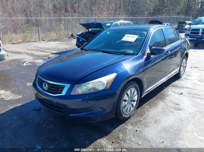 2010 Honda Accord 2.4 Lx VIN: 1HGCP2F37AA161934 Lot: 38537611