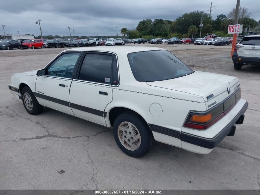 1989 Pontiac 6000 Le VIN: 1G2AF51W7K6260824 Lot: 38537657