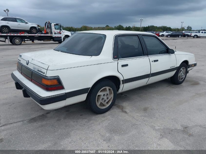 1989 Pontiac 6000 Le VIN: 1G2AF51W7K6260824 Lot: 38537657