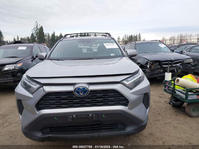 2022 Toyota Rav4 Xle Hybrid VIN: 4T3RWRFV4NU054305 Lot: 38537785