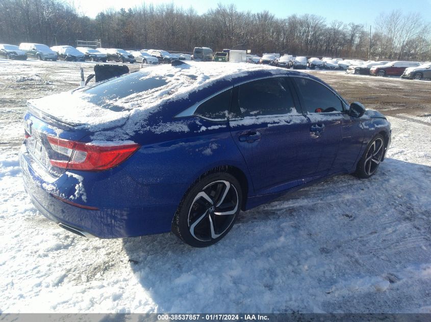 2021 Honda Accord Sport VIN: 1HGCV1F35MA109304 Lot: 38537857