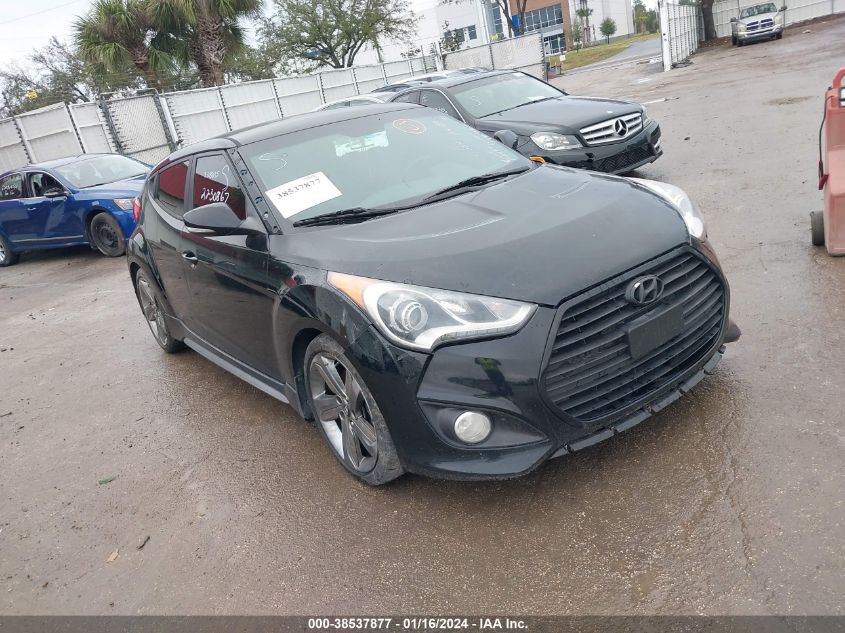 2015 Hyundai Veloster Turbo VIN: KMHTC6AE2FU238835 Lot: 38537877