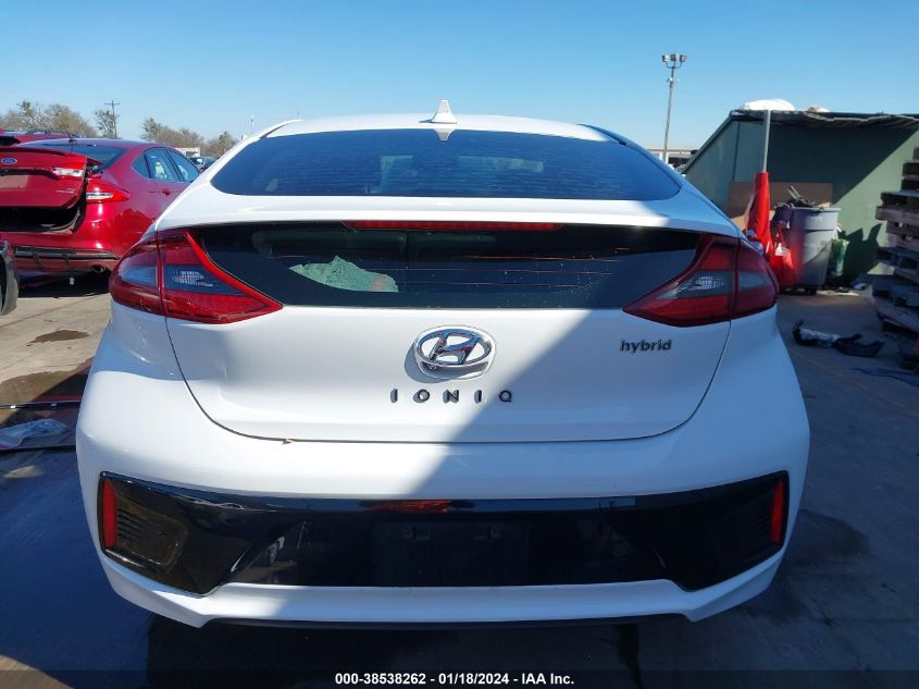 2017 Hyundai Ioniq Hybrid Limited VIN: KMHC85LC7HU029357 Lot: 38538262