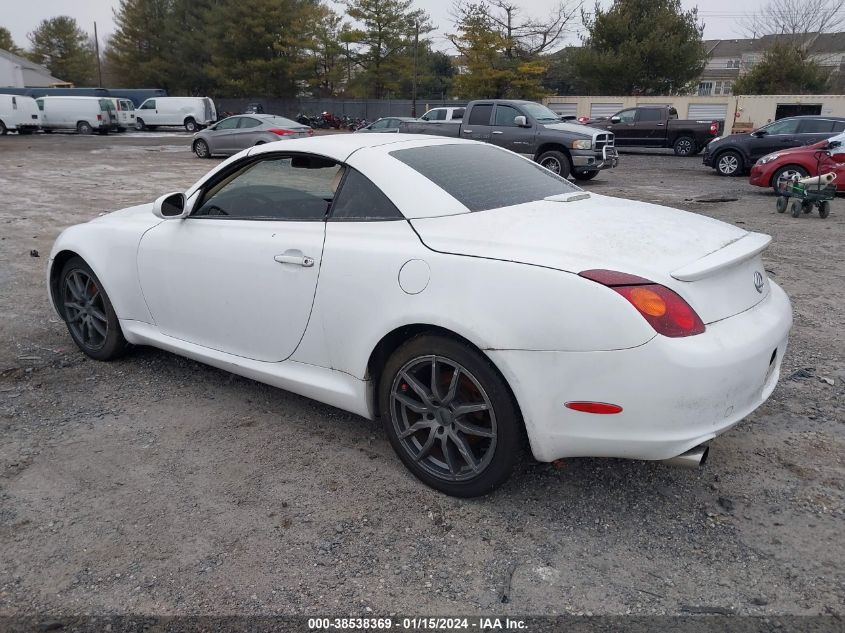 2002 Lexus Sc 430 VIN: JTHFN48Y320028647 Lot: 38538369